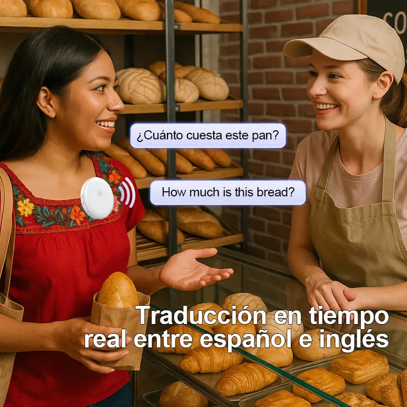 Portable Wireless Bluetooth Translator Pen - Stable Connection, Real-Time 165-Language Translation, Accent Adaptation, Spanish & English Practice Tool, Restaurant Scenario Helper, AI Language Tutor for All Ages