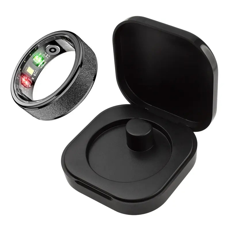 COLMI Ring 2 Classic round Smart Ring - IP68 Waterproof Digital Fitness Tracker, Men'S Health Device, Unique Cool Gifts for Him, Back to School Gadget