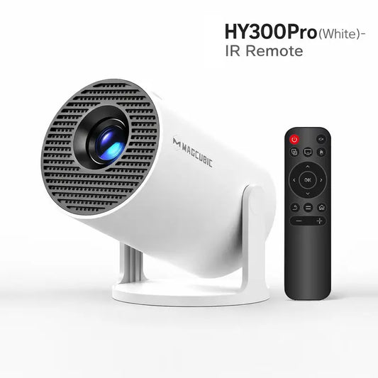 [US Warehouse] Magcubic Hy300Pro Projector 290ANSI Android 14 Dual Wifi6 8K 4K Decode Auto Keystone Correction Wireless BT5.4 130"Screen 1280*720P Built-In Speaker Allwinnerh726 Mini Portable Outdoor Gift Projectors for Bedroom #Tiktokshopstockup