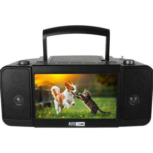 Altec Lansing 10" TV Streaming Boombox with CD DVD and Radio