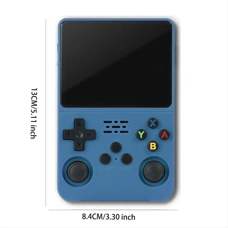 WUDS R36S Retro Video Handheld Console Linux System 3.5 in IPS Screen Built in 3000Mah Battery 32G+64G TF Card for Christmas, Thanksgiving, Holiday Gift,Back to School,Back to School Haul