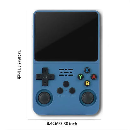 WUDS R36S Retro Video Handheld Console Linux System 3.5 in IPS Screen Built in 3000Mah Battery 32G+64G TF Card for Christmas, Thanksgiving, Holiday Gift,Back to School,Back to School Haul
