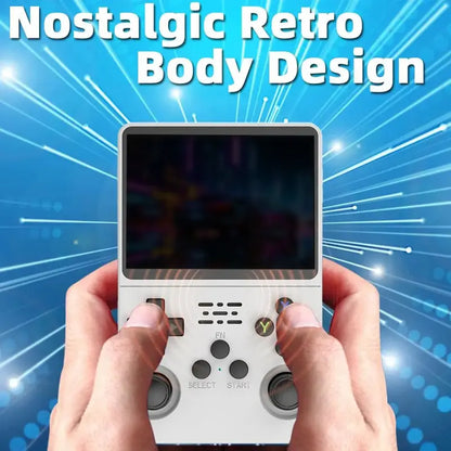 WUDS R36S Retro Video Handheld Console Linux System 3.5 in IPS Screen Built in 3000Mah Battery 32G+64G TF Card for Christmas, Thanksgiving, Holiday Gift,Back to School,Back to School Haul