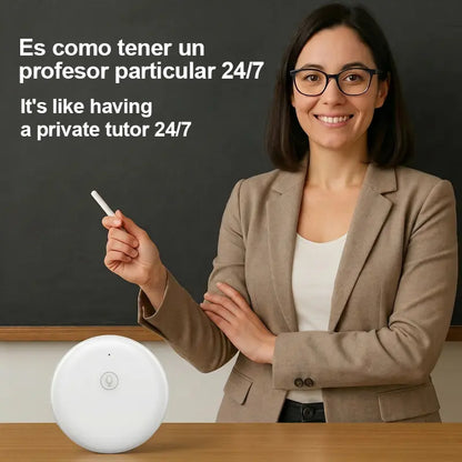 Portable Wireless Bluetooth Translator Pen - Stable Connection, Real-Time 165-Language Translation, Accent Adaptation, Spanish & English Practice Tool, Restaurant Scenario Helper, AI Language Tutor for All Ages