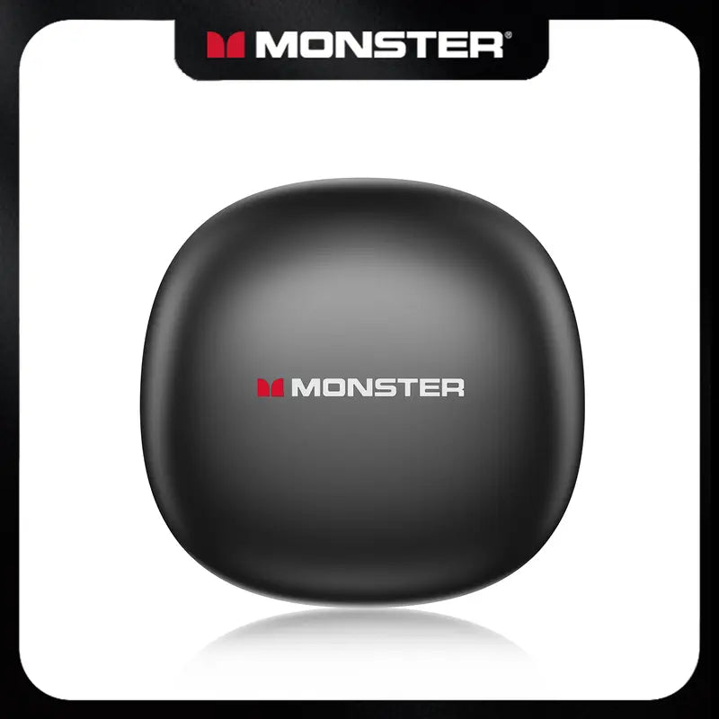 Monster Smart Wireless Bluetooth 6.0 Earbuds - 0-Gravity Titanium Earhook, Sturdy Noise Free, Light Weight Earbuds, 145H Playtime, Waterproof, Sweatproof Audios Cool Gadgets for Gym, Gift Ideas
