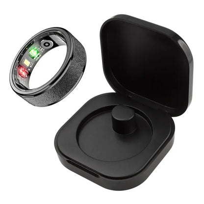COLMI Ring 2 Classic round Smart Ring - IP68 Waterproof Digital Fitness Tracker, Men'S Health Device, Unique Cool Gifts for Him, Back to School Gadget