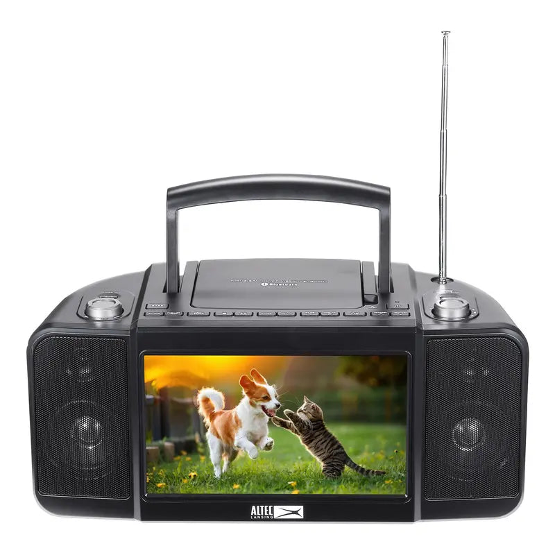Altec Lansing 10" TV Streaming Boombox with CD DVD and Radio